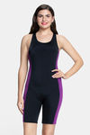 Amante Bodysuit With Removable Pads - Nero Grape Glow — thumbnail 1